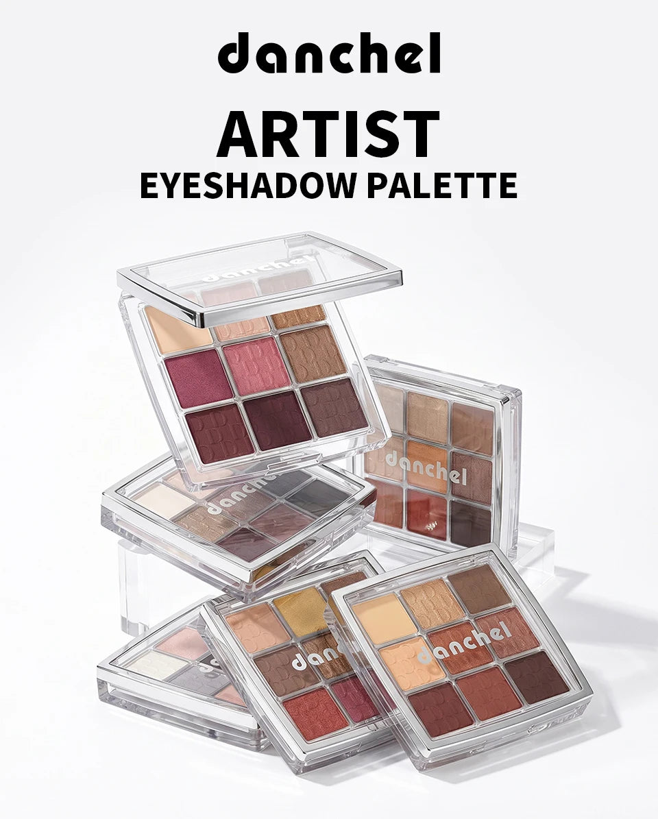 9-Shade Pigmented Eyeshadow Palette for Versatile Makeup Looks - 7