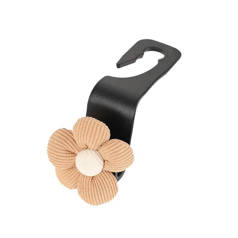 Universal Car Seat Headrest Flower Hook Organizer - 5