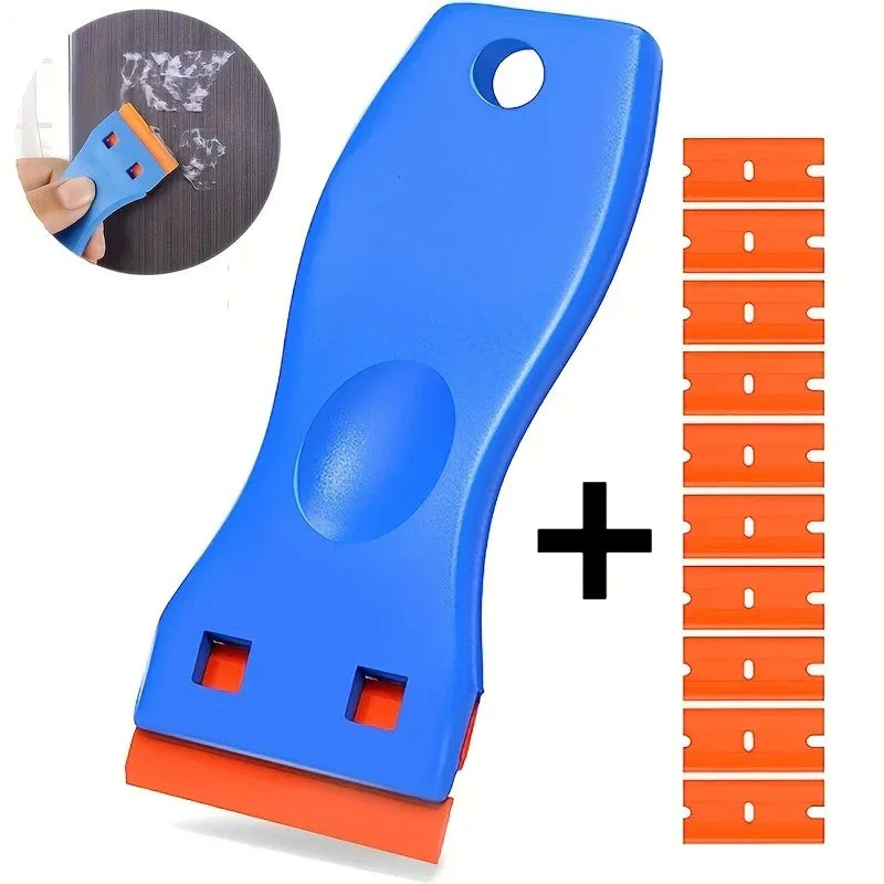 Heavy Duty Plastic Scraper Tool for Decal and Adhesive Removal