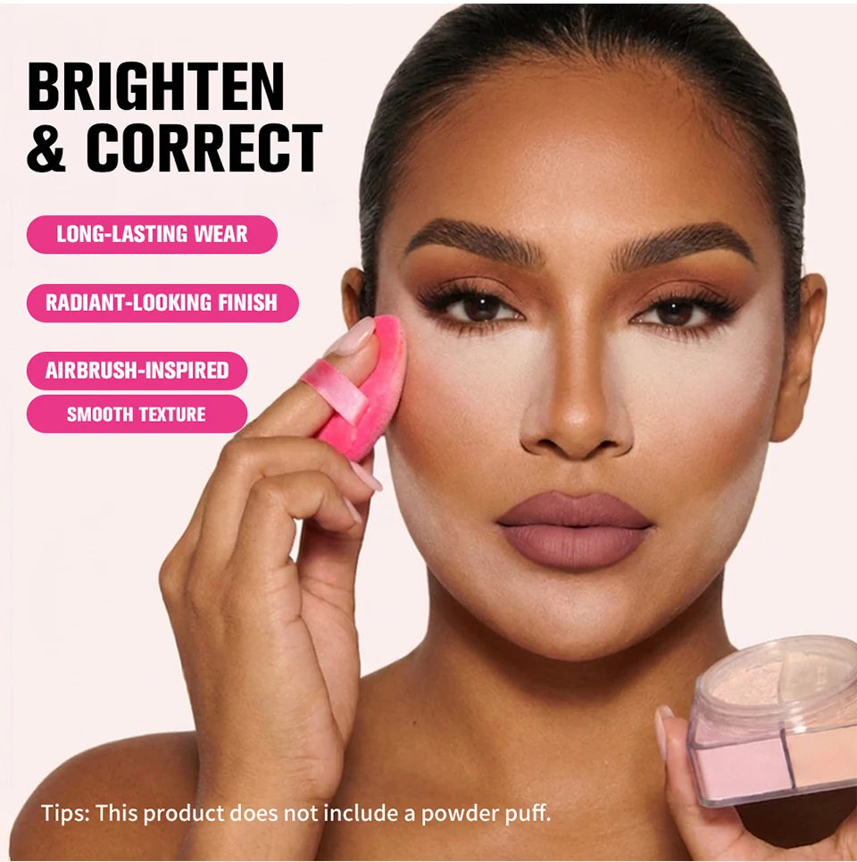 2-in-1 Color Correcting Matte Setting Powder - 9