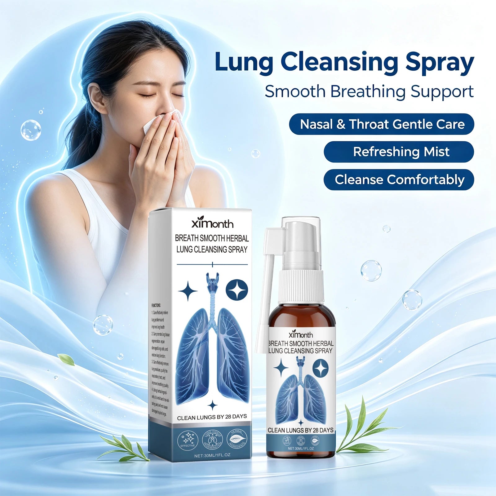 Herbal Lung Cleansing and Throat Refreshing Spray - 6