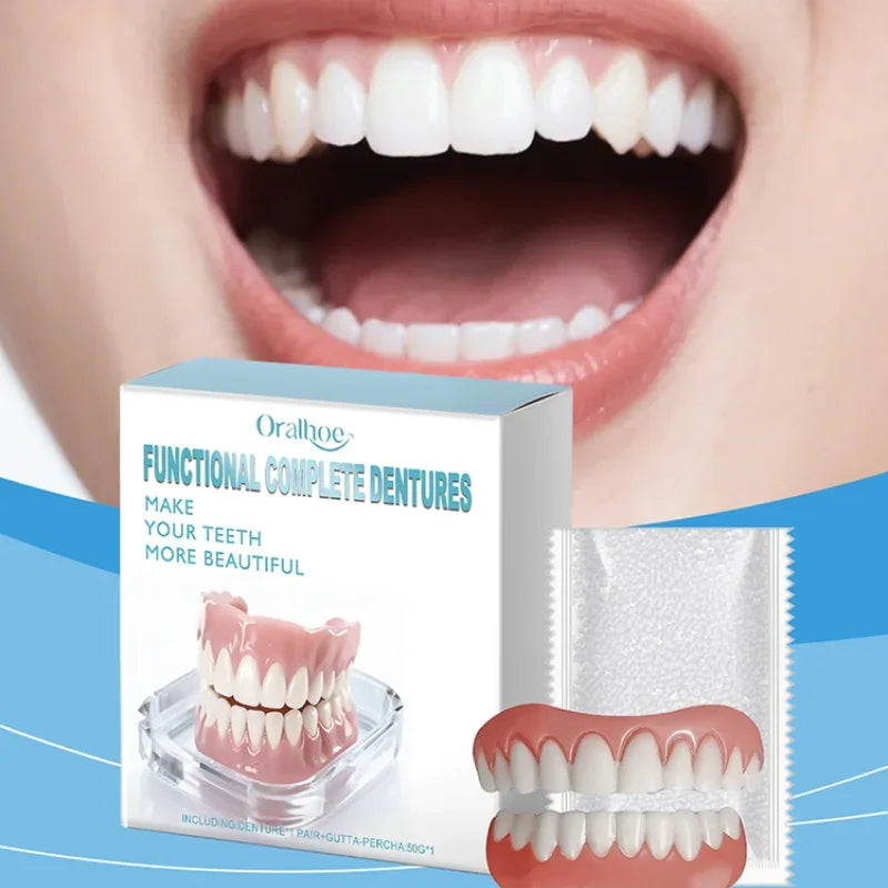 Instant Smile Temporary Dentures for Natural Teeth Alignment - 4
