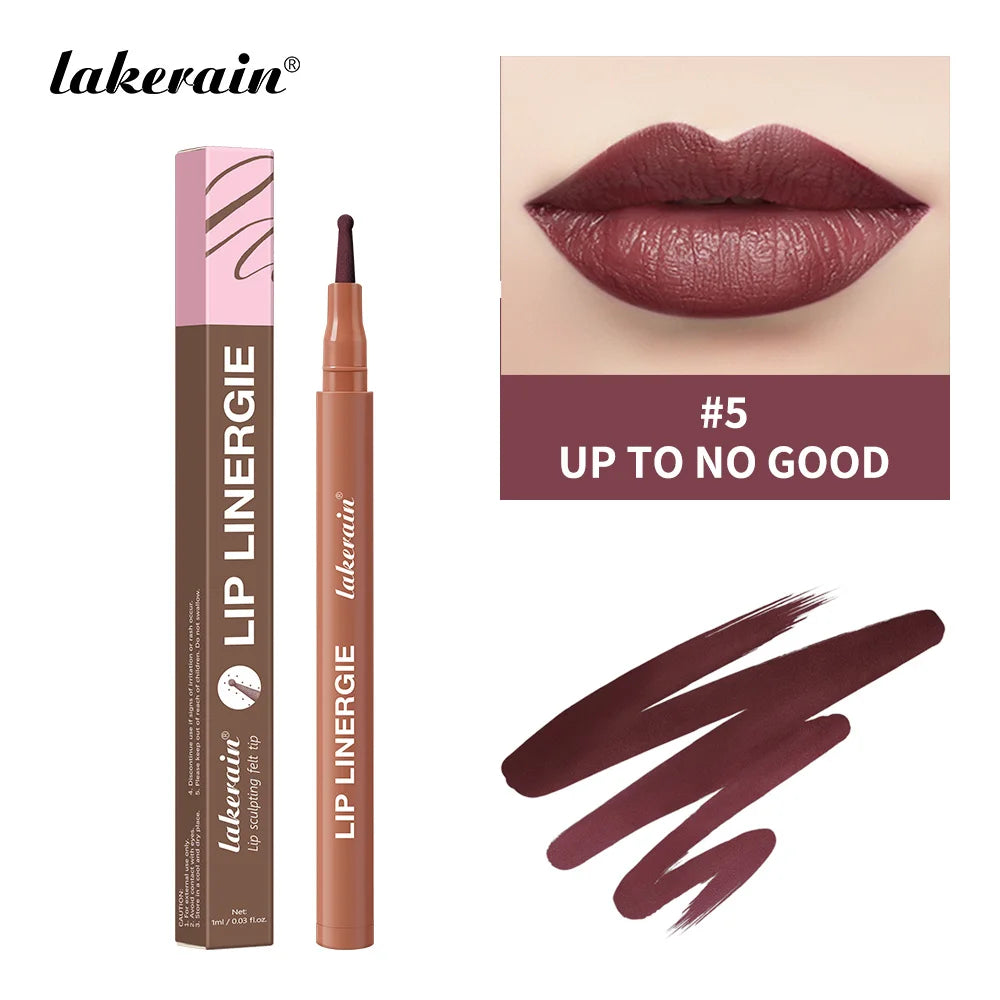 Waterproof Long-Lasting Felt-Tip Lip Liner Stain - 38