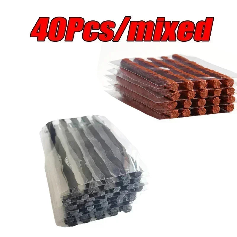 Emergency Tubeless Tire Repair Tool Kit for Car and Motorcycle