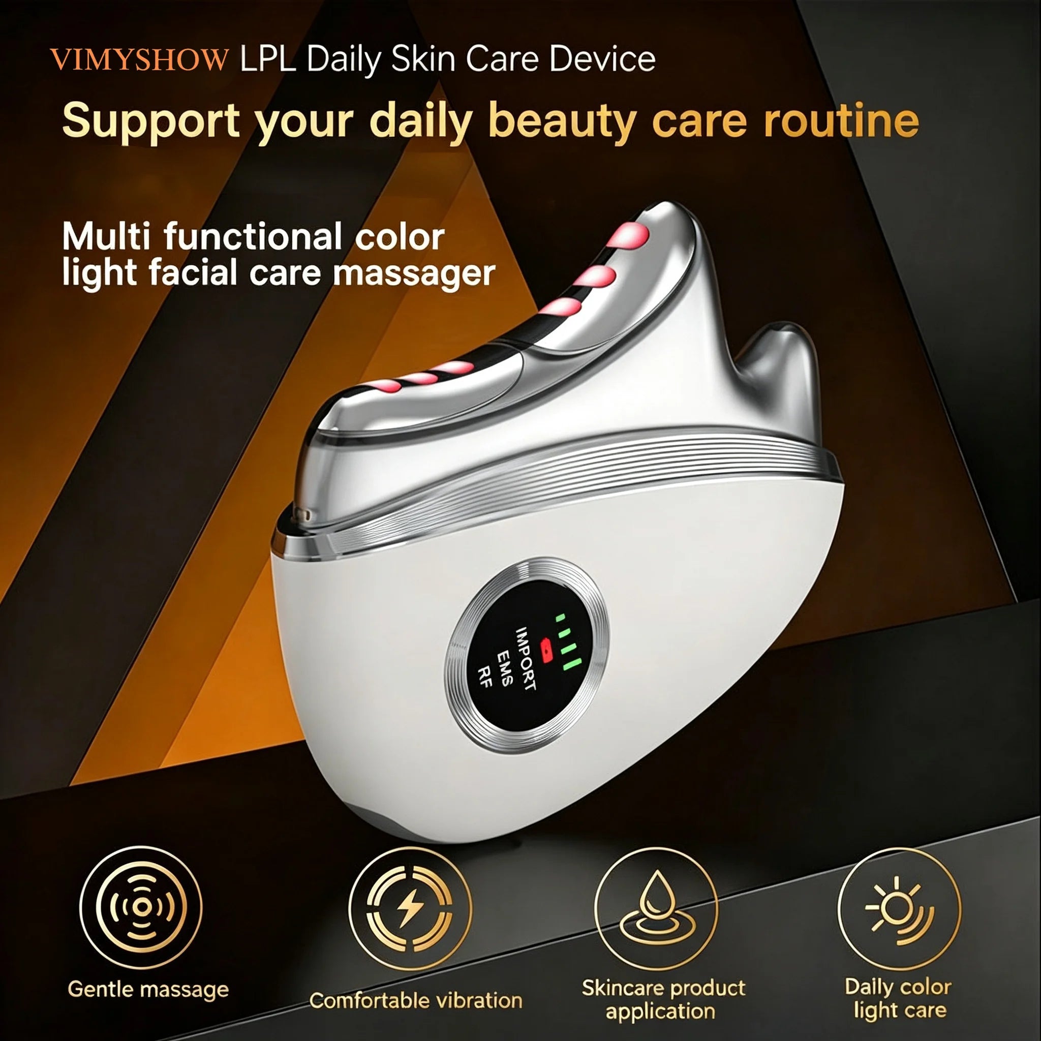 3-in-1 LED Facial Massager and Skin Contouring Wand - 1