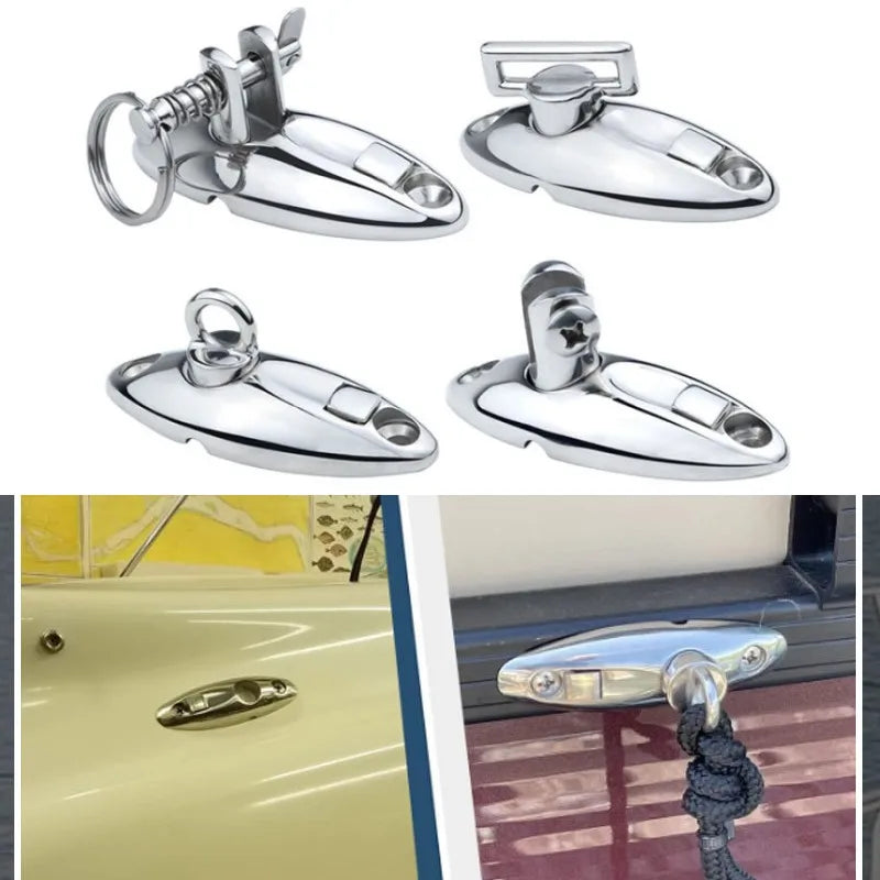 Stainless Steel Quick Release Marine Bimini Top Deck Hinge