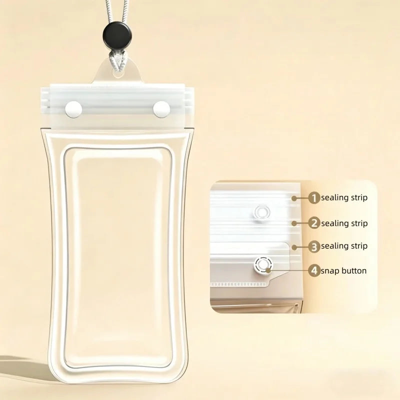 Universal Waterproof Phone Pouch for Swimming and Beach - 15