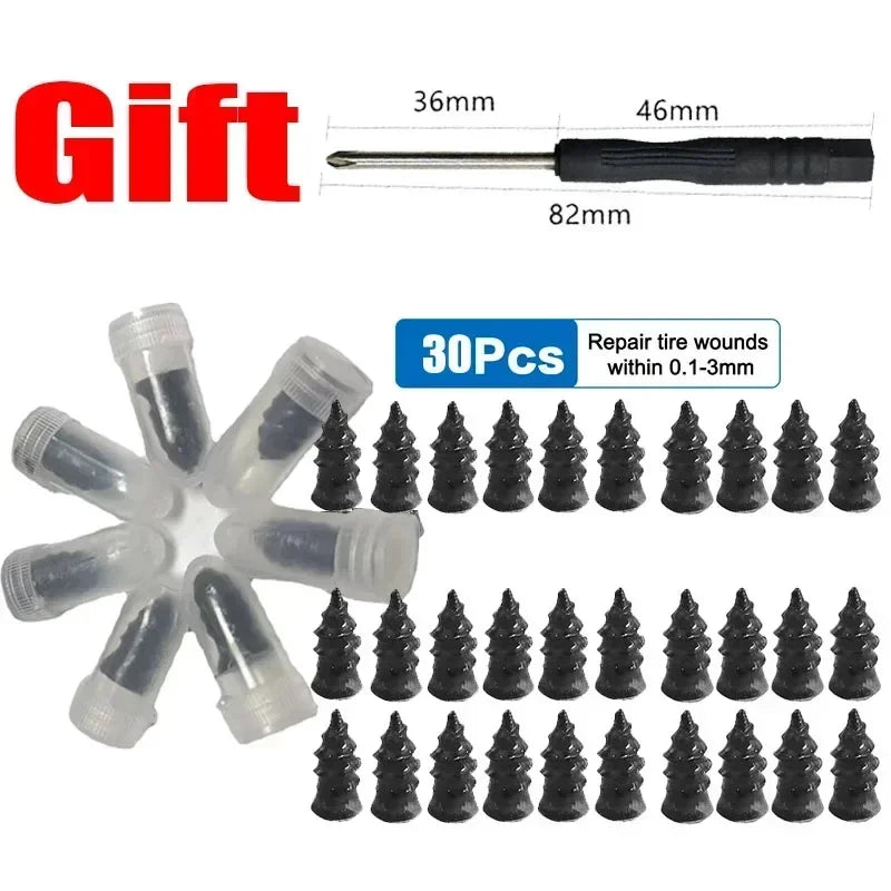 Emergency Rubber Tire Puncture Repair Nails - 16