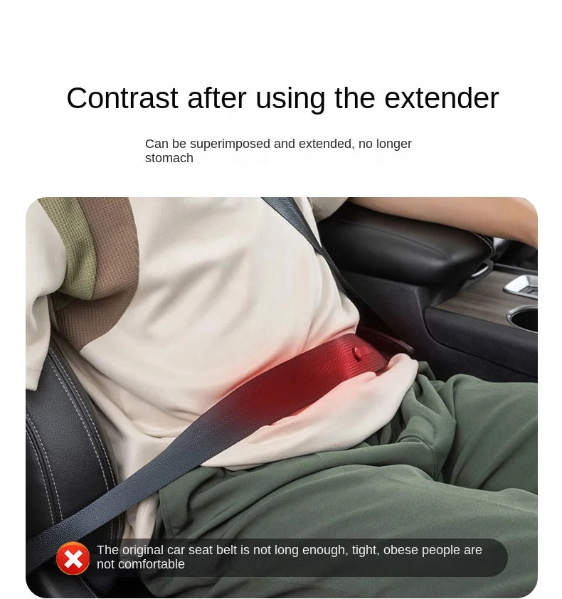 Universal Car Seat Belt Extension Buckle - 16