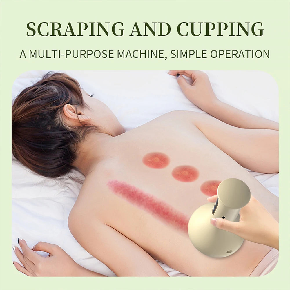 Electric Cupping and Gua Sha Massage Tool for Body Pain Relief - 11