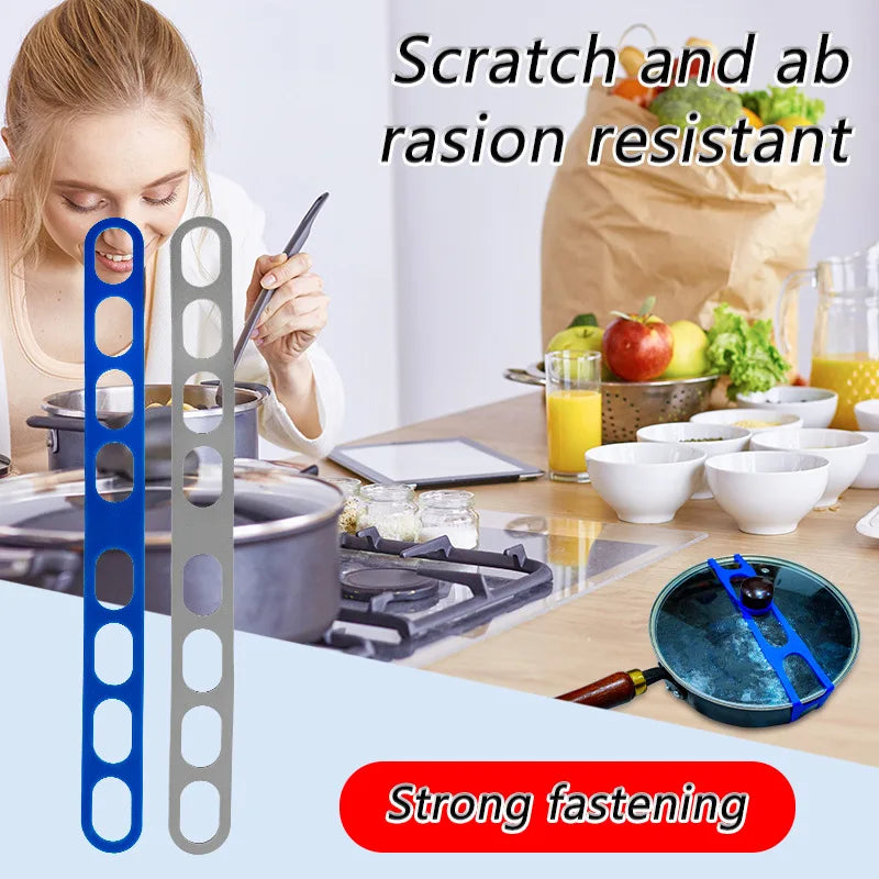 Elastic Pot Lid Securing Strap for Food Transport