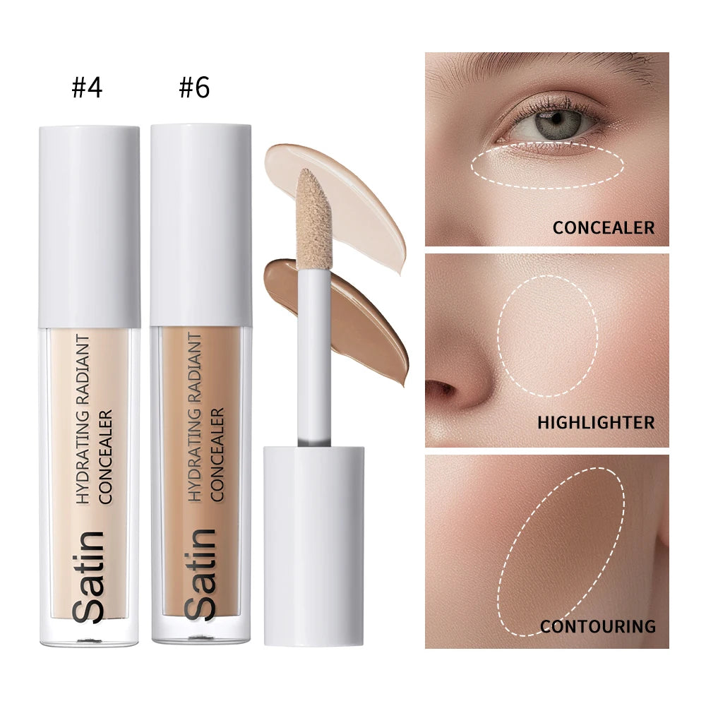 Full Coverage Long-Lasting Liquid Concealer for All Skin Types