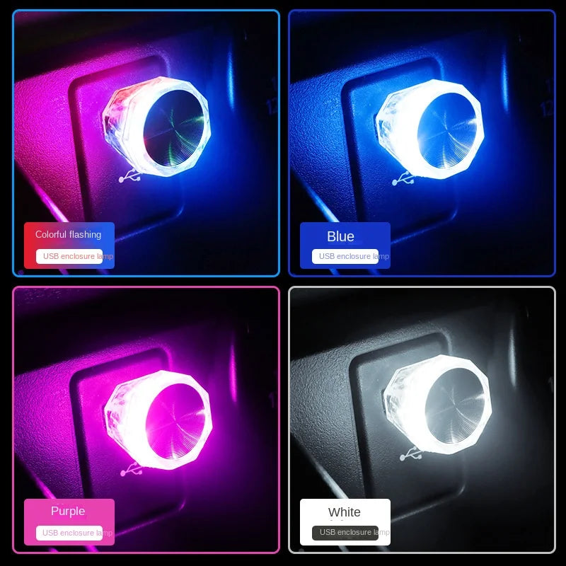 USB LED Car Interior Atmosphere Light