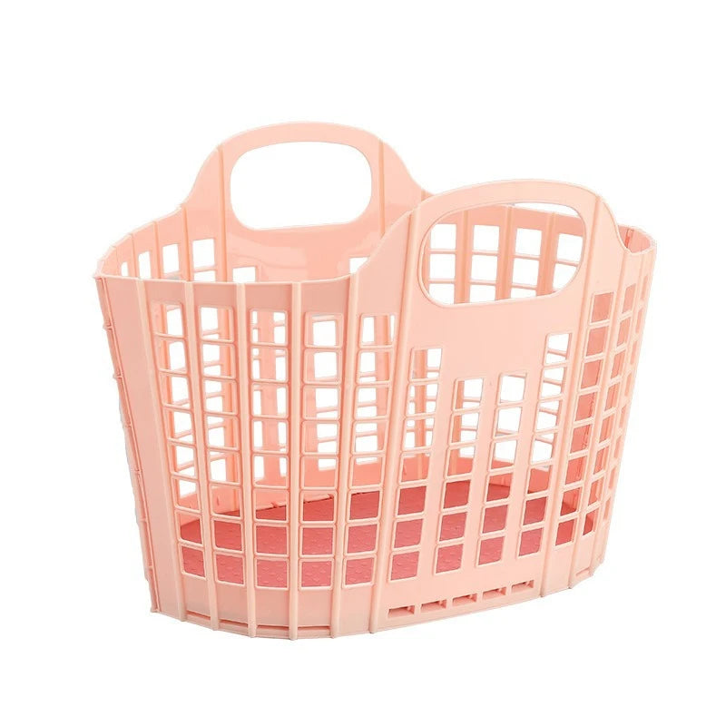 Foldable Portable Storage Basket for Laundry and Organizing
