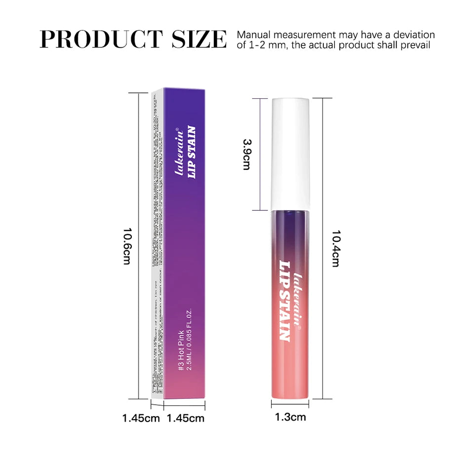 Long-Lasting Waterproof Peel-Off Lip Stain