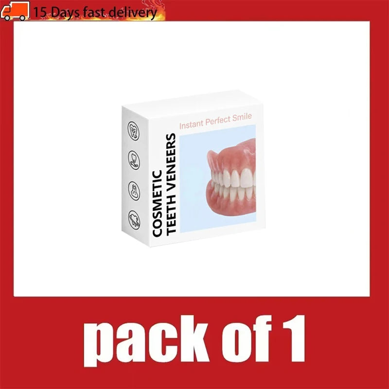 Comfortable Soft Silicone Full Set Dentures for Natural Smile - 9