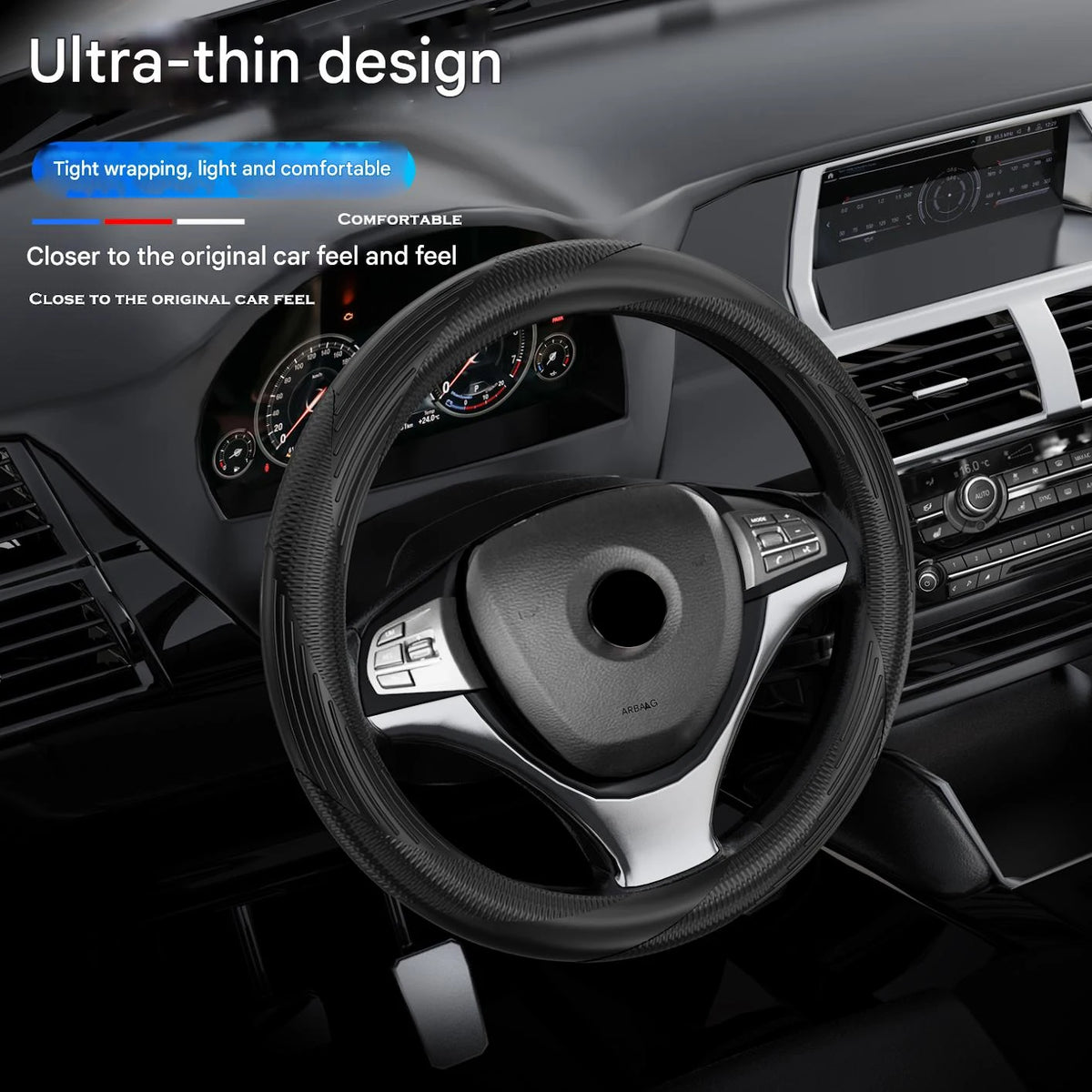 Universal Non-Slip Silicone Steering Wheel Cover