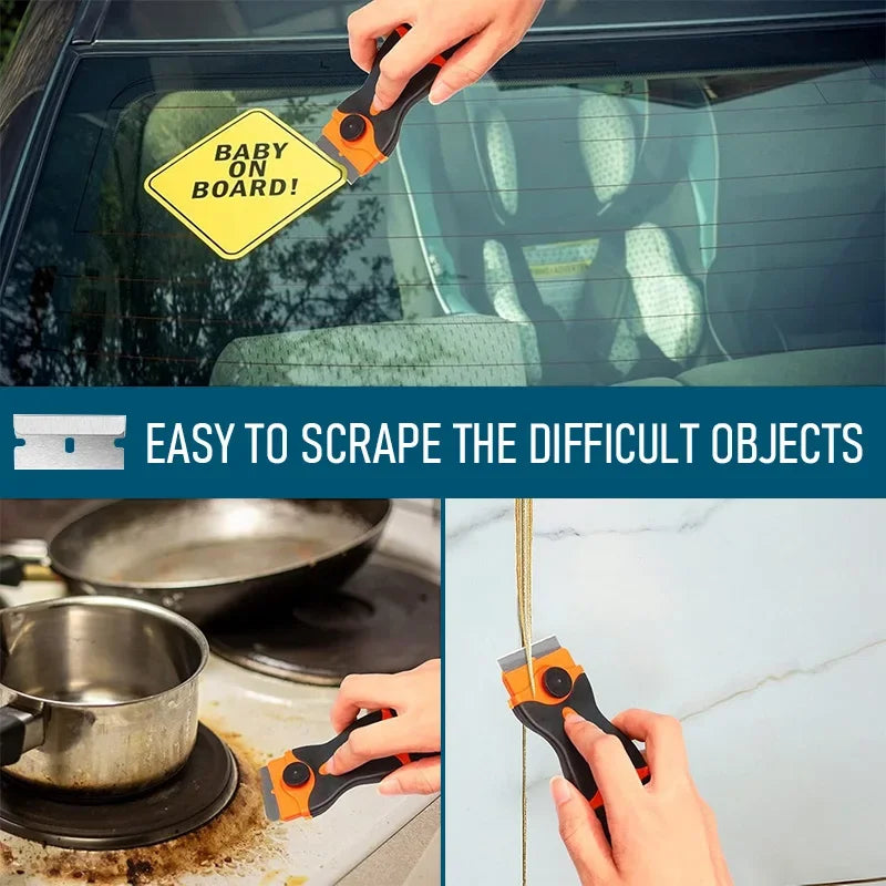Non-Scratch Adhesive and Sticker Removal Scraper Tool - 4