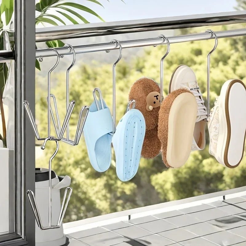 Durable Double-Hook Shoe Drying Hanger