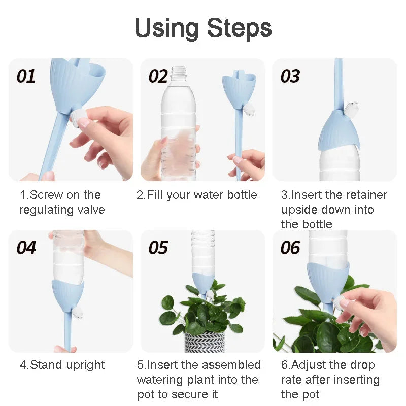 Automatic Adjustable Plant Watering Spikes for Potted Plants
