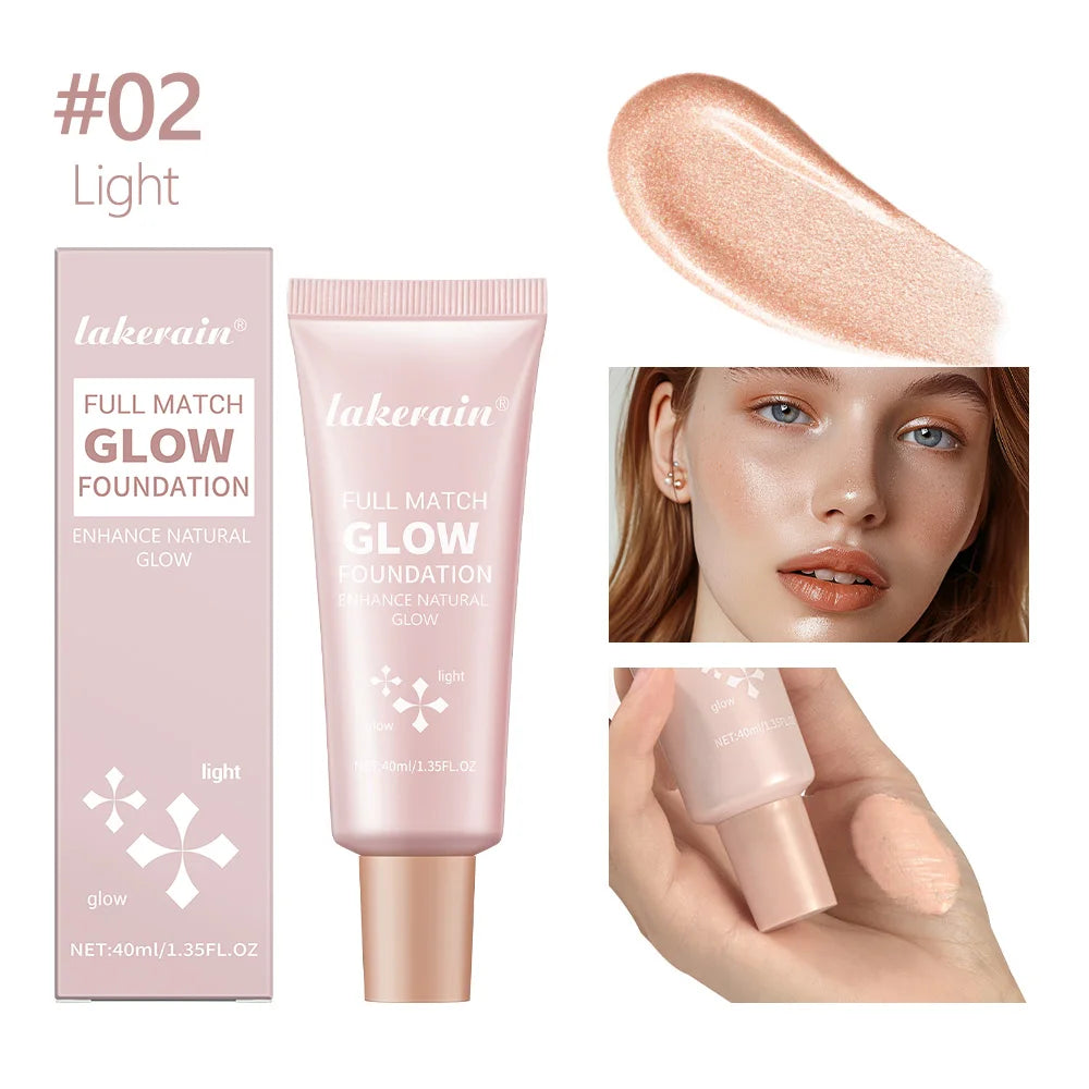 Liquid Glow Foundation and Highlighter Makeup Base - 28