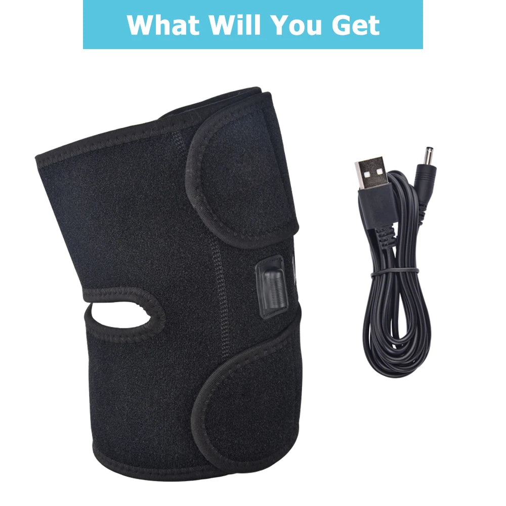Electric Heated Knee Brace for Joint Pain Relief - 11