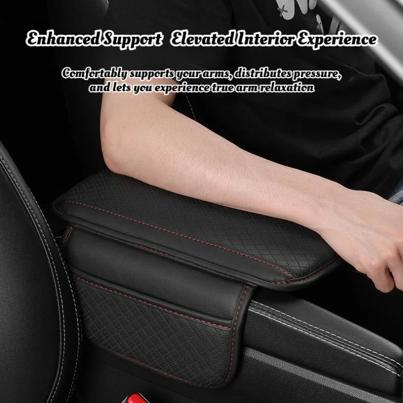 Car Center Console Armrest Cushion with Storage Pocket - 8