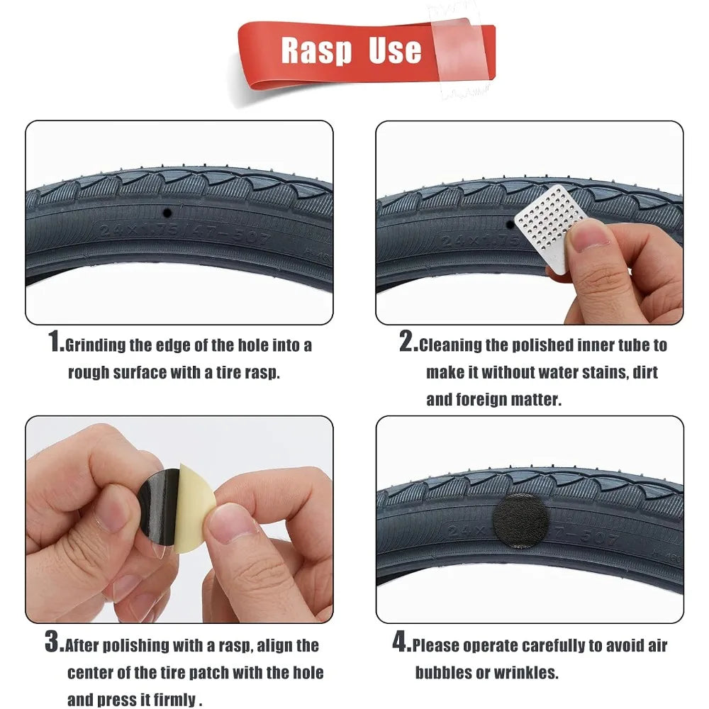 Glueless Bike Tire Puncture Repair Kit