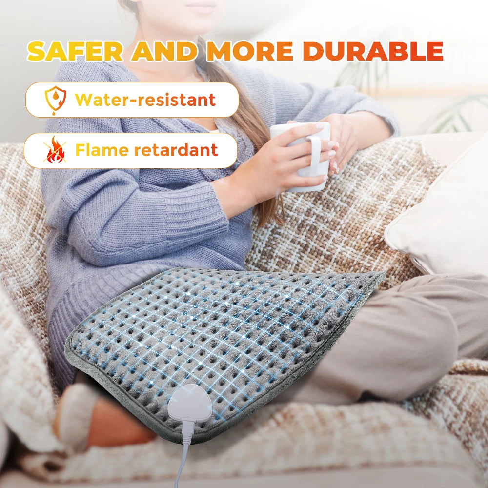 Electric Heated Warming Pad for Back, Neck and Body Pain Relief - 4