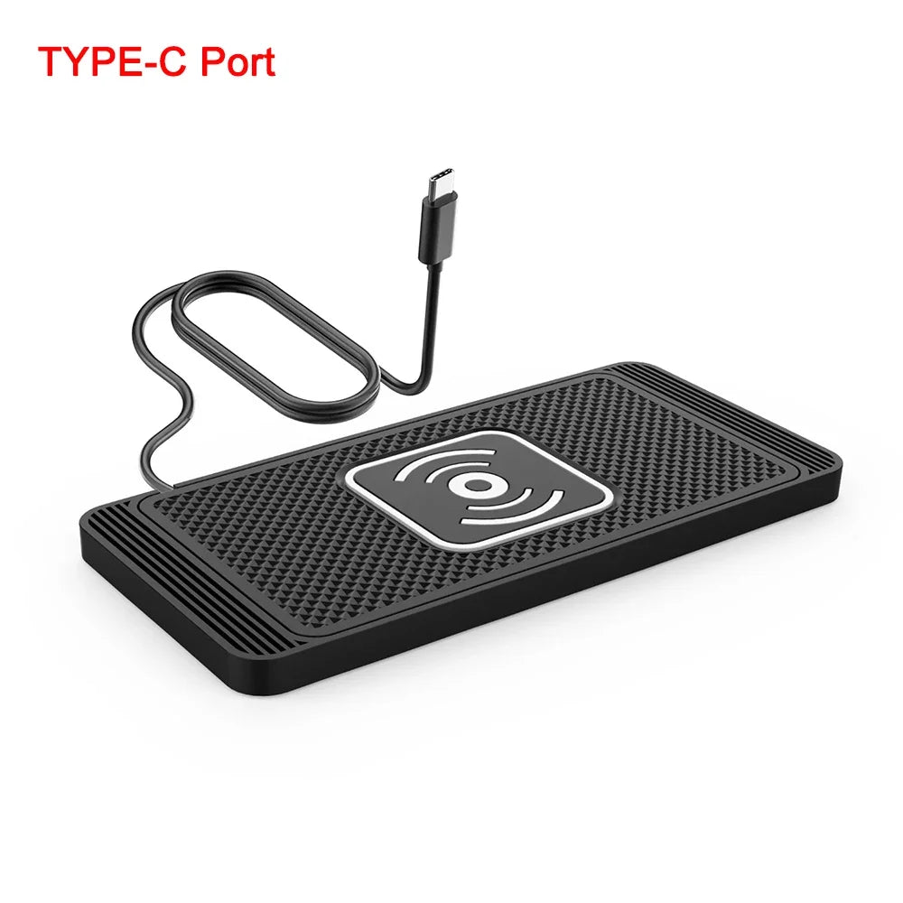 Fast Wireless Car Charging Pad for Smartphones