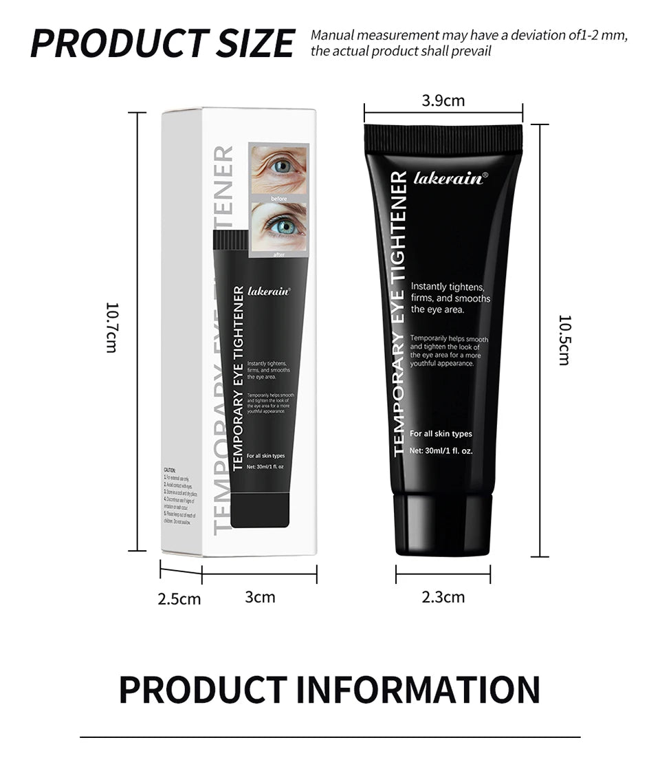 Instant Temporary Eye Tightening and Smoothing Cream - 13
