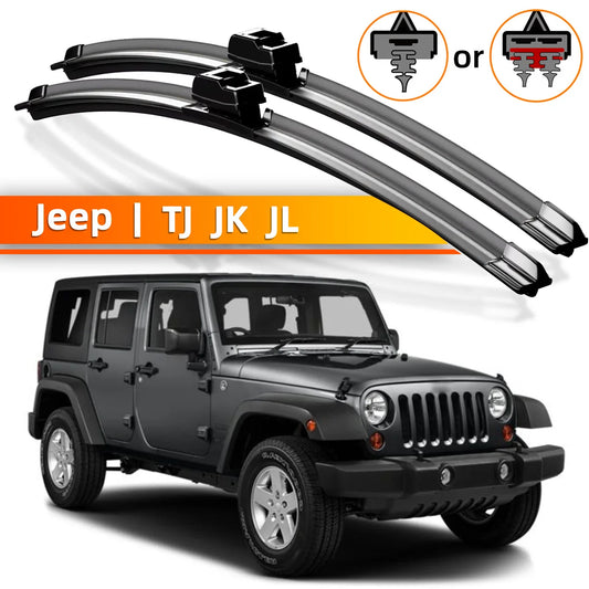 Front Windshield Wiper Blades for Jeep Wrangler TJ JK JL