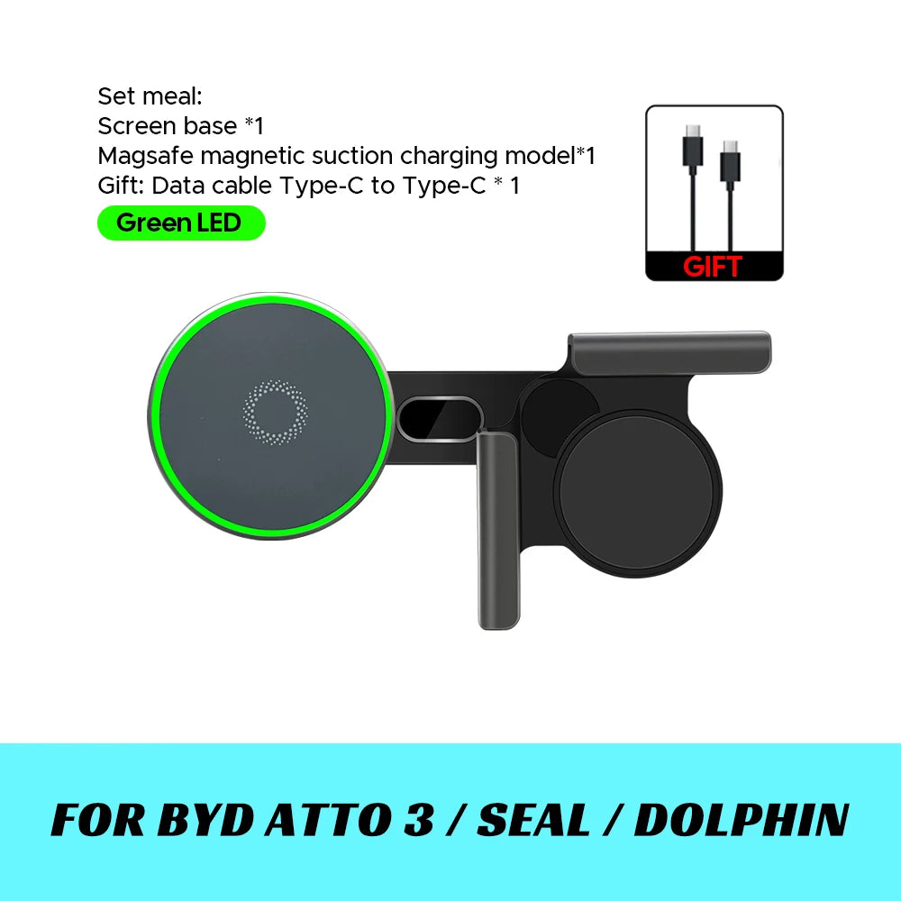 Magnetic Wireless Car Phone Mount for Dashboard Screens - 22