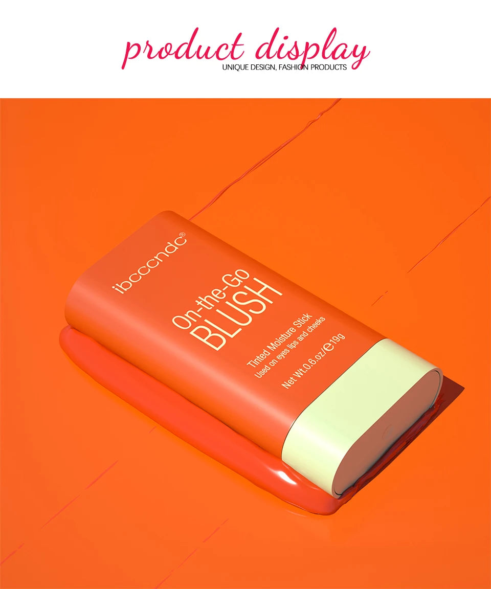 Tinted Moisturizing Blush Stick for Cheeks and Lips - 24
