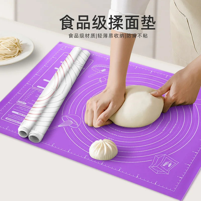 Non-Slip Silicone Pastry Baking Mat with Measurement Scale