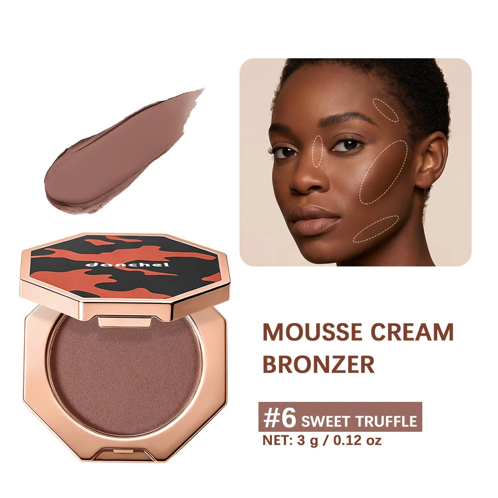 Cream Mousse Bronzer for Sculpting and Face Contouring
