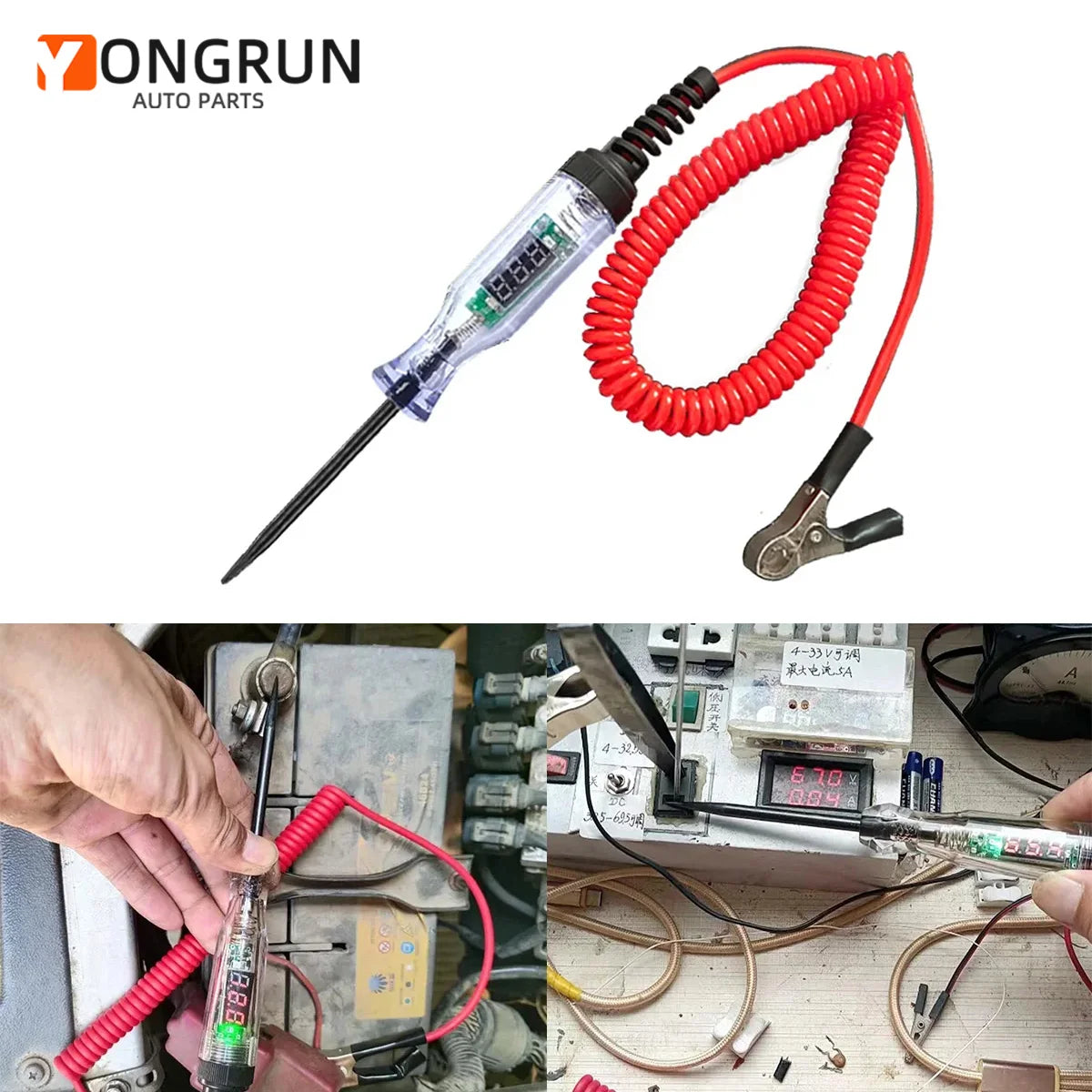 Digital Automotive Circuit Tester for Electrical Diagnostics