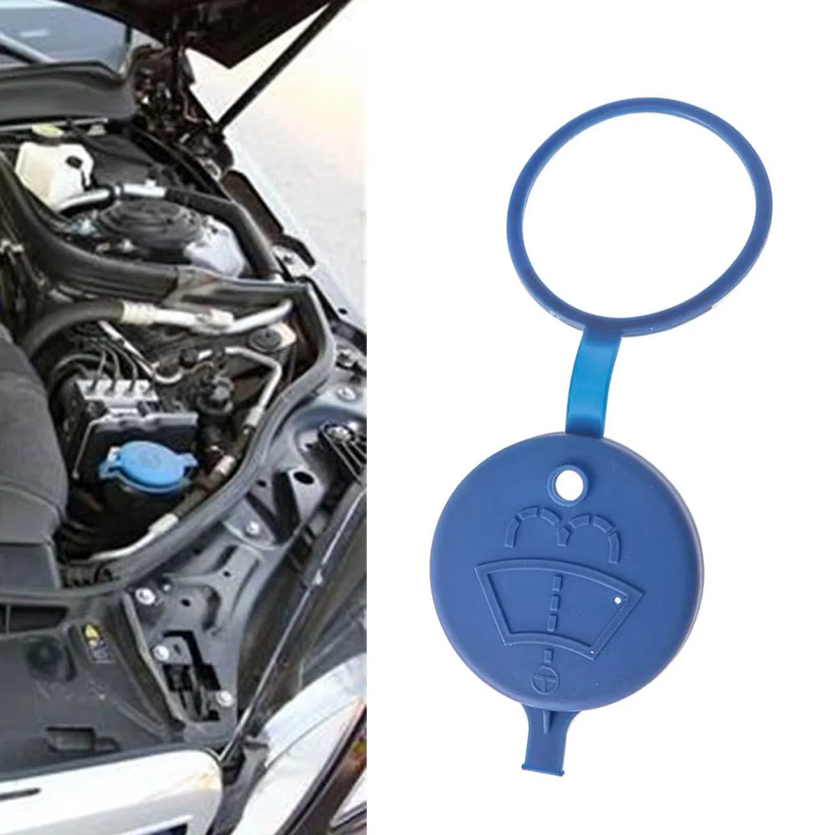 Replacement Windshield Washer Fluid Reservoir Tank Cap - 5