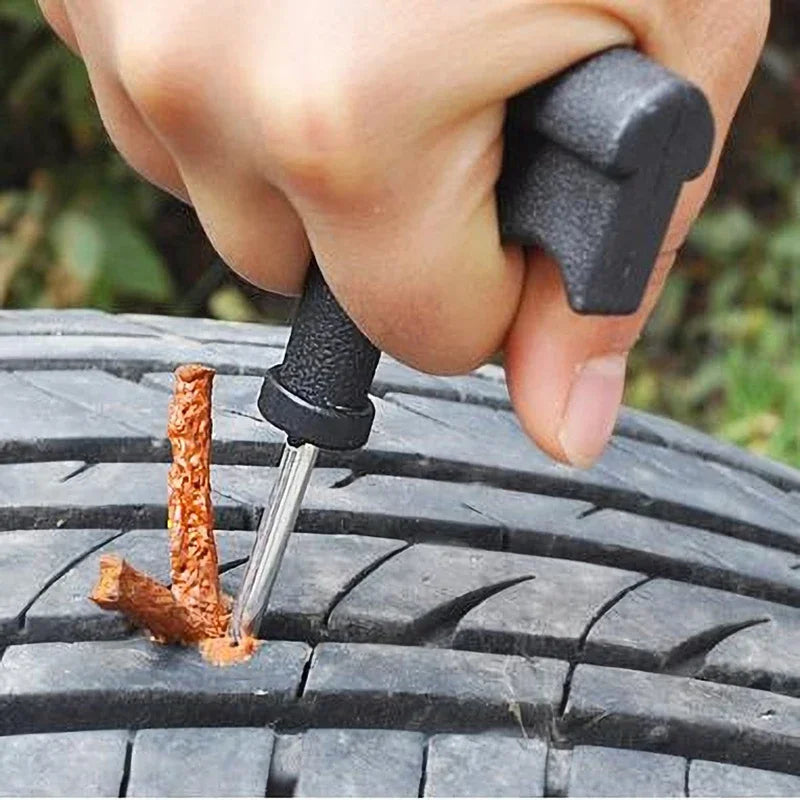 Universal Tubeless Tire Puncture Repair Kit for Roadside Emergencies - 2