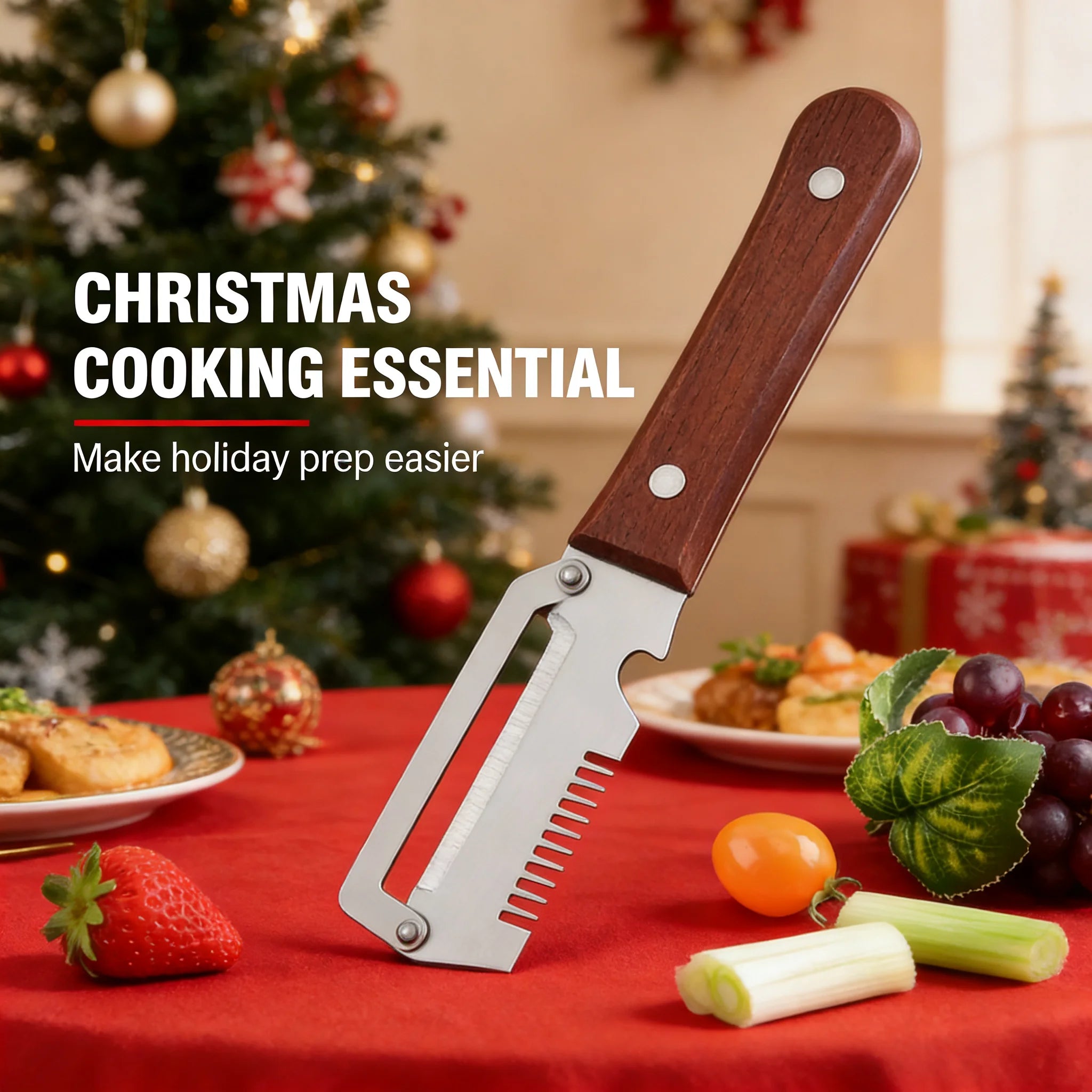 3-in-1 Multifunctional Vegetable Peeler and Scallion Slicer - 9