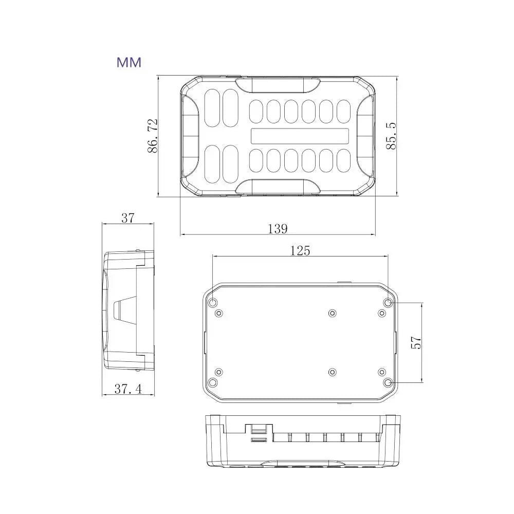 Waterproof Blade Fuse Box with LED Indicator for Automotive and Marine - 13