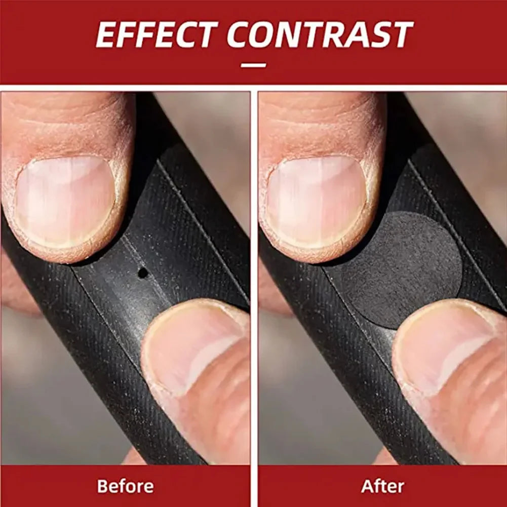Glue-Free Bike Tire Puncture Repair Patch Kit - 3