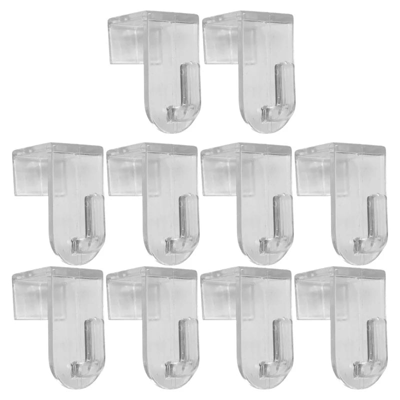 Clear Decorative Door Hooks for Home Decor and Holiday Ornaments - 1