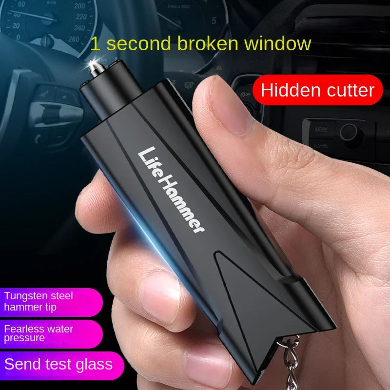 Emergency Car Window Breaker and Seat Belt Cutter Tool