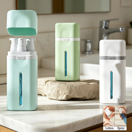 4-in-1 Portable Travel Refillable Bottle Set