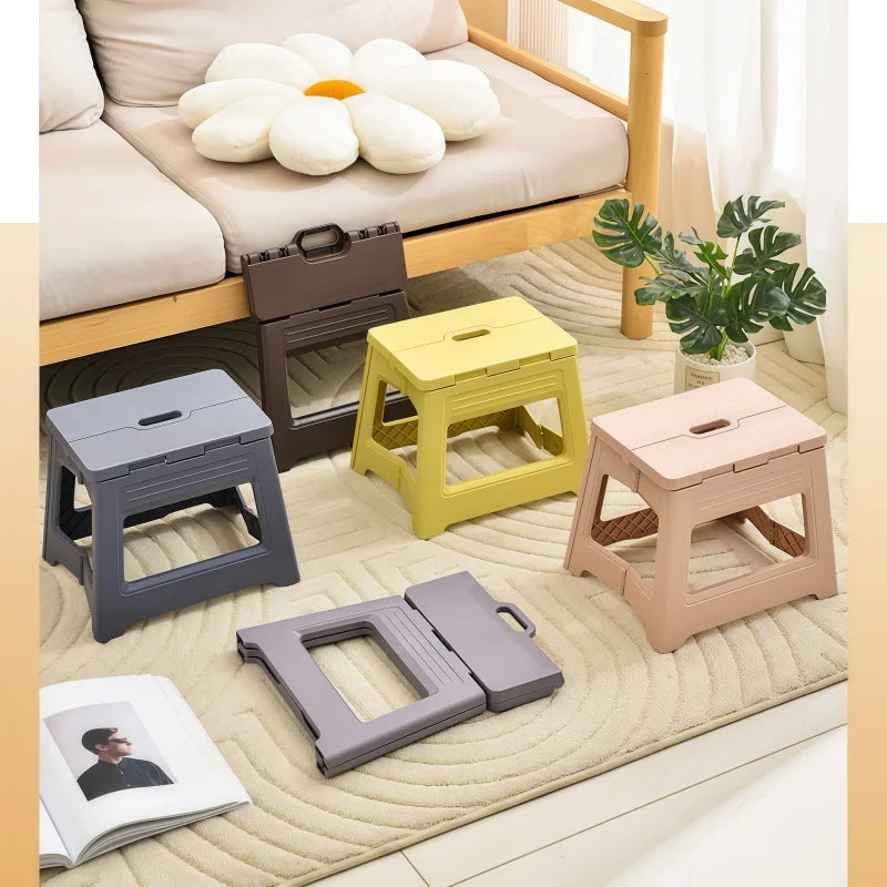Portable Lightweight Folding Stool for Camping and Home Use - 11