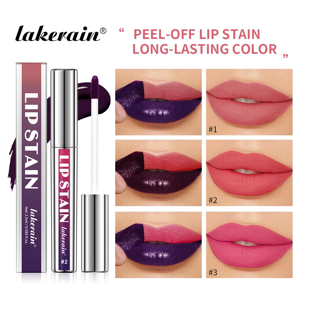Waterproof Peel-Off Lip Stain Tint Kit