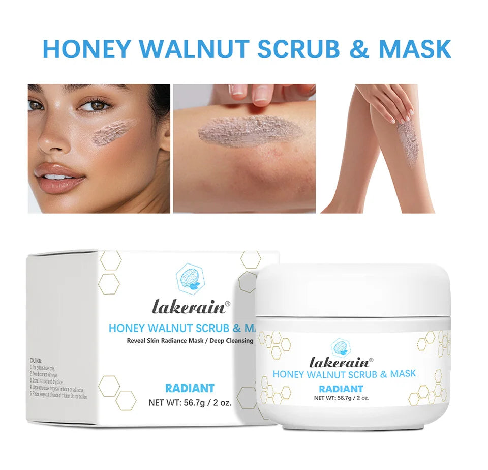 Honey Walnut Exfoliating Facial Scrub and Moisturizing Mask - 9