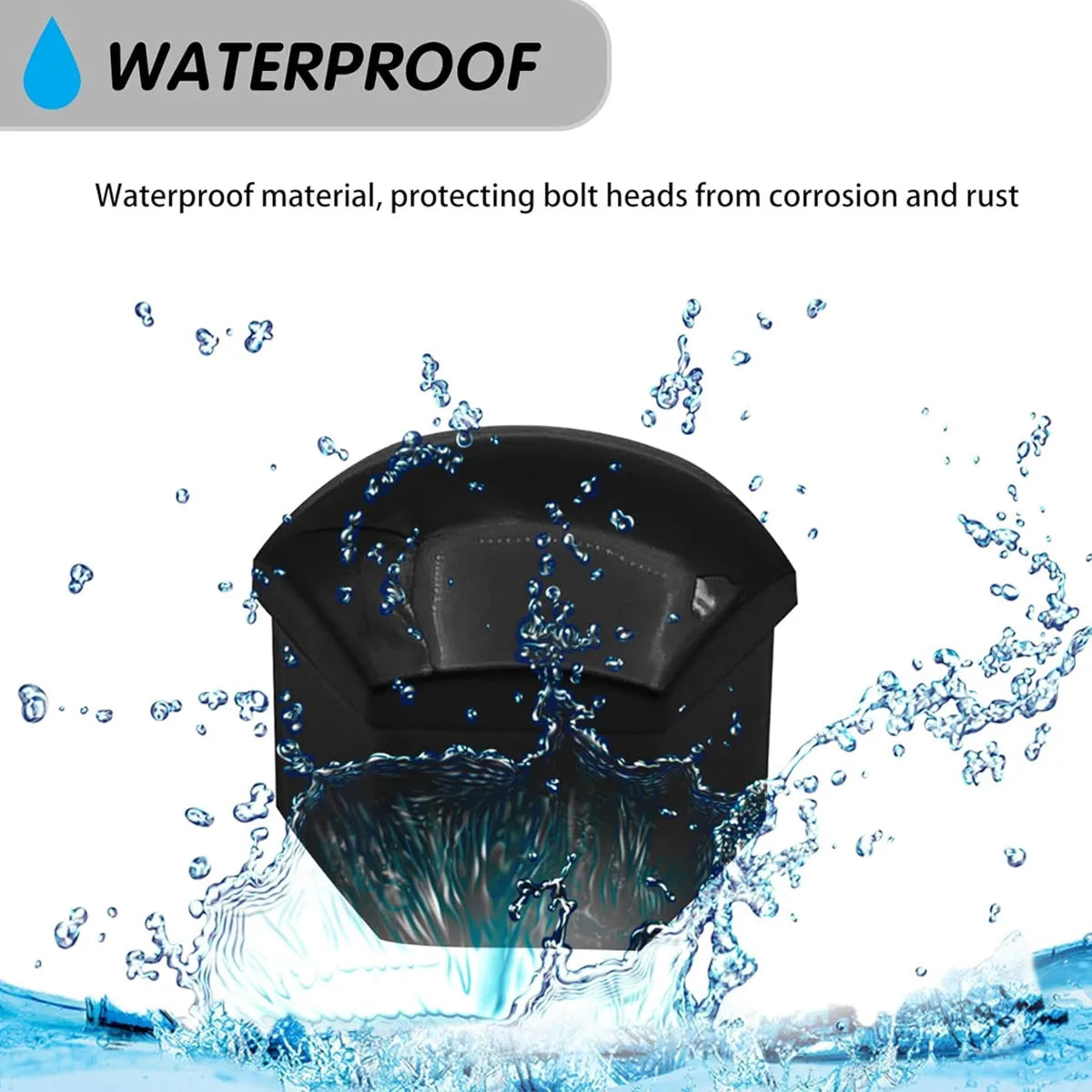 Protective Car Wheel Nut Covers for Bolt Rust Prevention
