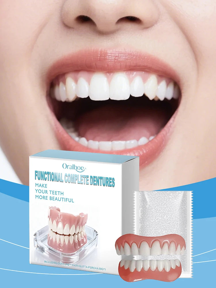 Instant Smile Temporary Dentures for Natural Teeth Alignment